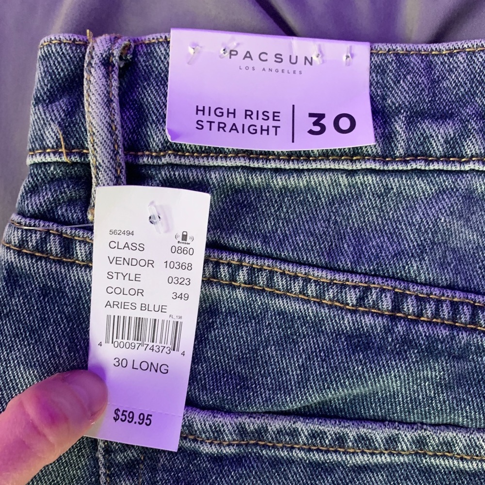 High Rise PacSun Straight Jeans - Picture 6 of 7